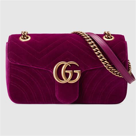 gucci borsa gg marmont mini in velluto|gucci gg marmont.